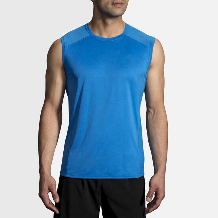 Brooks Stealthless - Camiseta Sin Mangas Hombre - Azules (BY5174930)